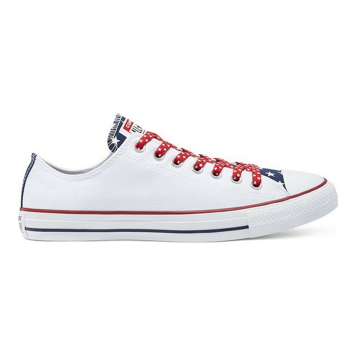 Casual Träningsskor Dam Converse Chuck Taylor Stars Stripes Vit - 3