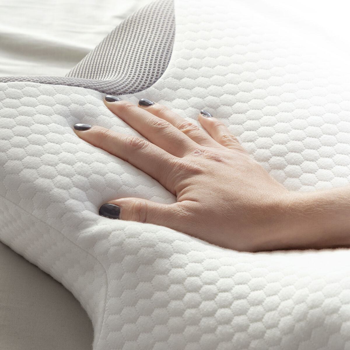 Viskoelastisk nackkudde med ergonomiska konturer Conforti InnovaGoods - 10