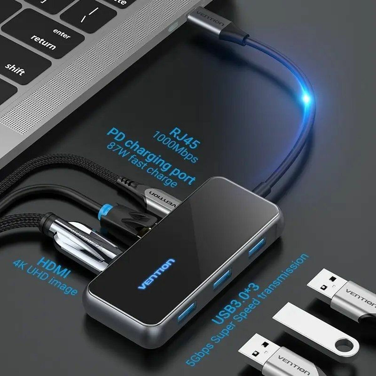 USB-HUB Vention TFFHB - 2