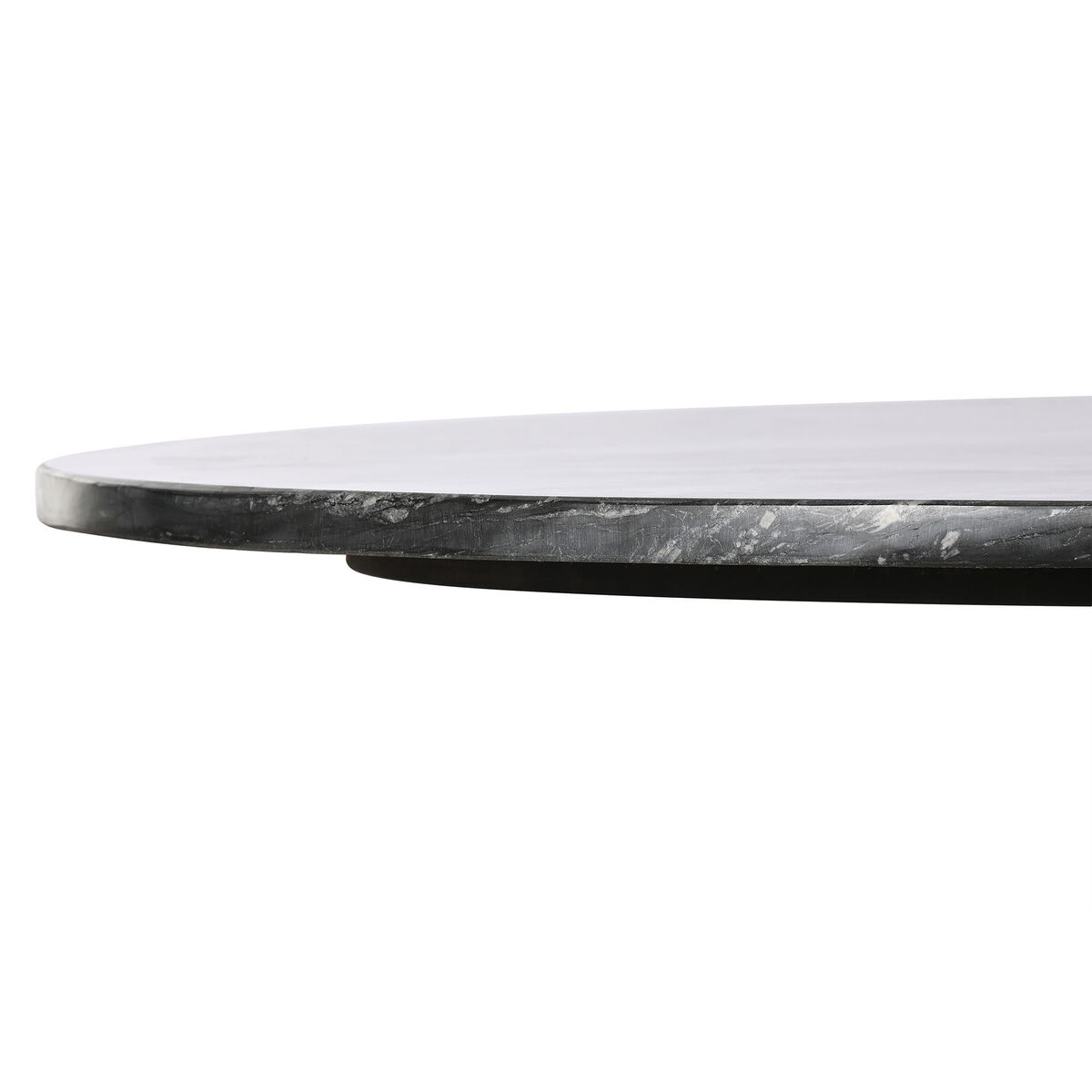 Matsalsbord Home ESPRIT Svart Gyllene Mässing Marmor 200 x 110 x 76 cm - 6