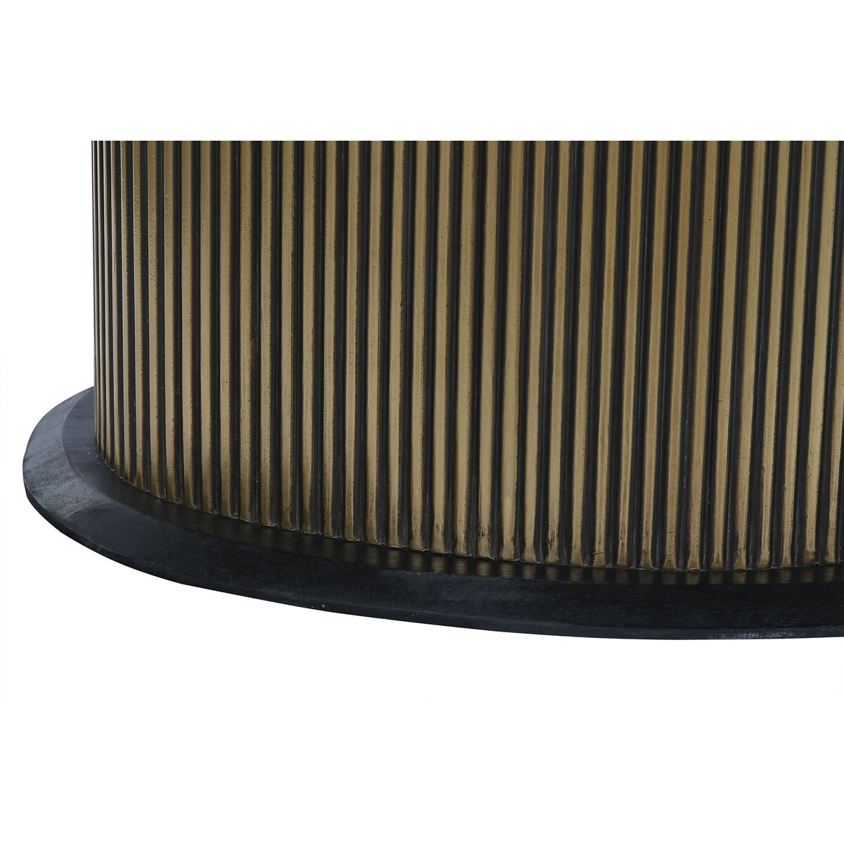 Matsalsbord Home ESPRIT Svart Gyllene Mässing Marmor 200 x 110 x 76 cm - 7