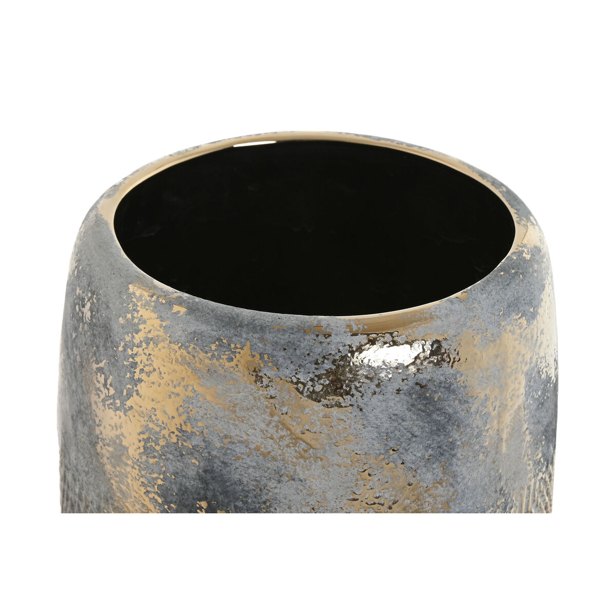 Vas Home ESPRIT Gyllene Dvobarvna Stengods Modern Antikbehandlad 22 x 22 x 34 cm - 2
