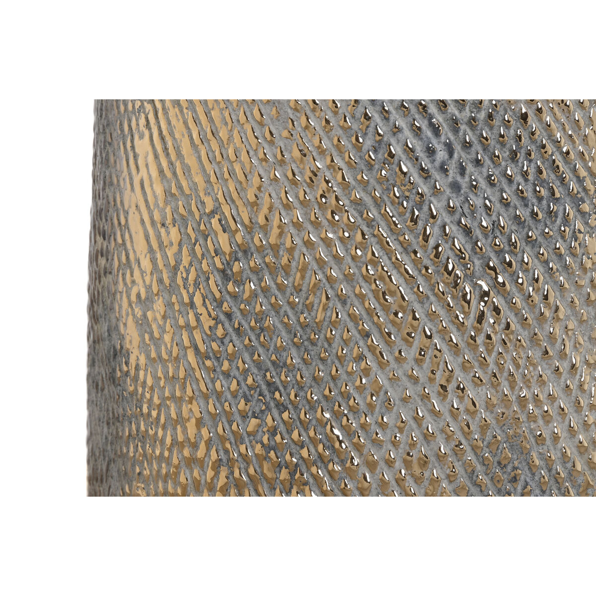 Vas Home ESPRIT Gyllene Dvobarvna Stengods Modern Antikbehandlad 22 x 22 x 34 cm - 3