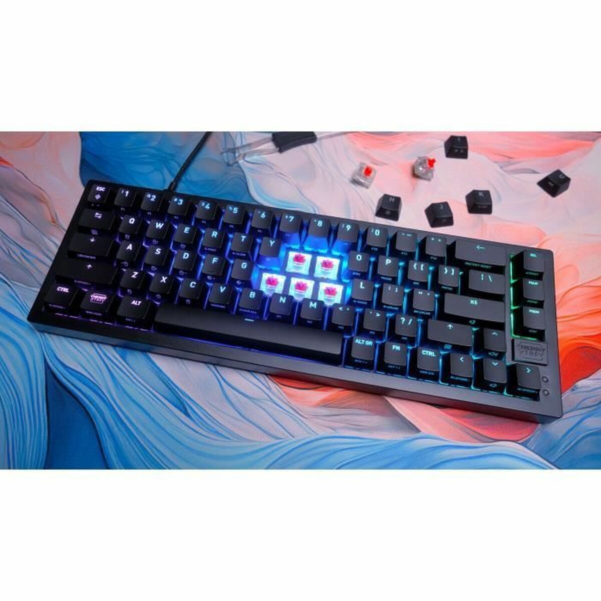 Tangentbord och Mus Cherry CXK5V2RGBCPTBLACKRFR