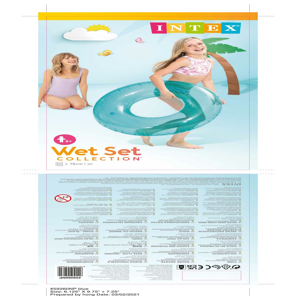 Badring Donut Intex 76 x 76 cm (24 antal) - 16