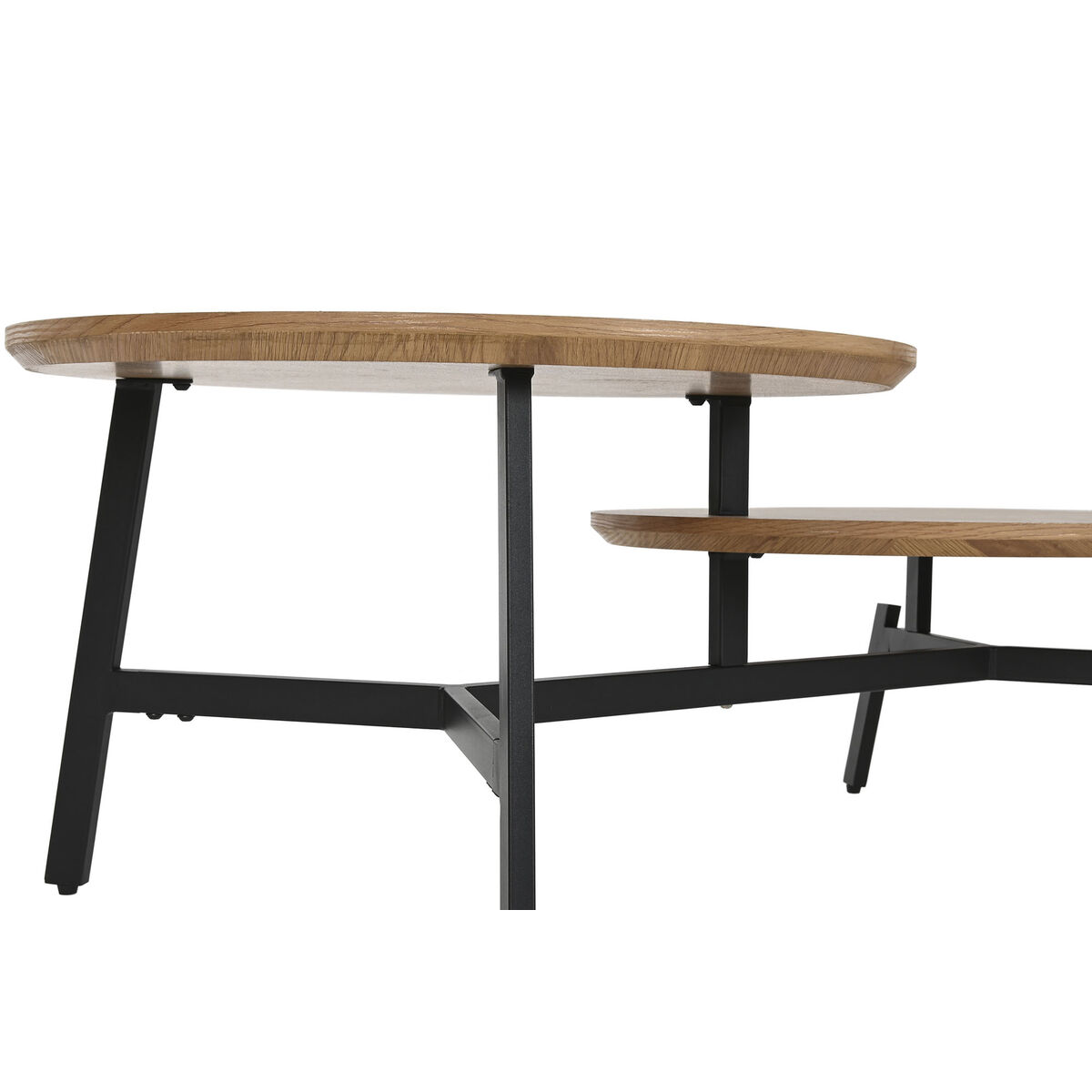 Soffbord Home ESPRIT Svart Naturell 115 x 60 x 40,5 cm