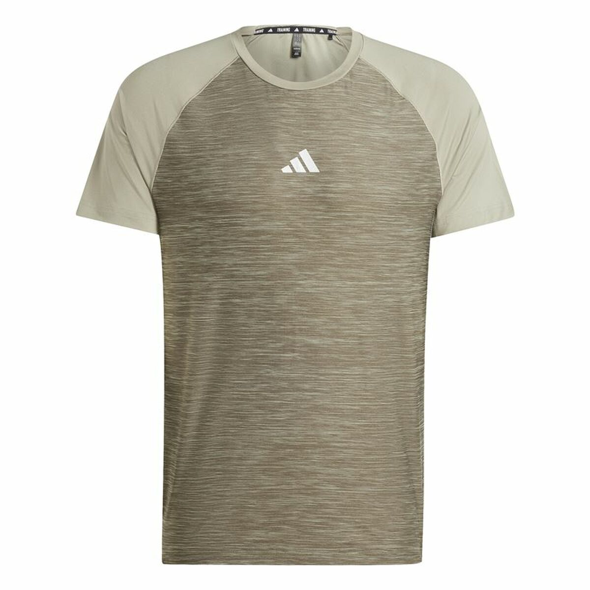 T-shirt med kortärm Herr Adidas Gym+ 3 Bandas Brun