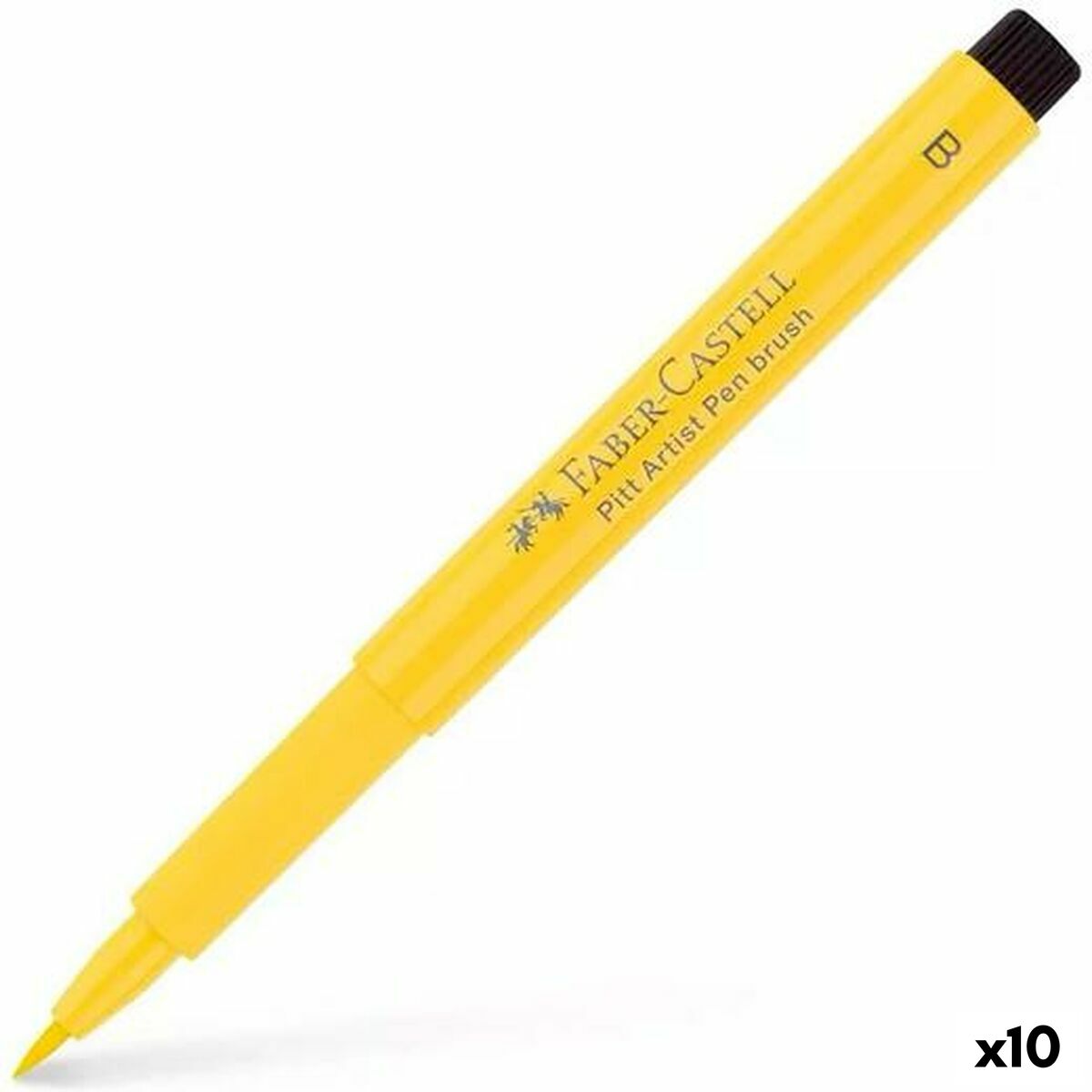 Tuschpennor Faber-Castell Pitt Artist Cadmium Dark Gul (10 antal)