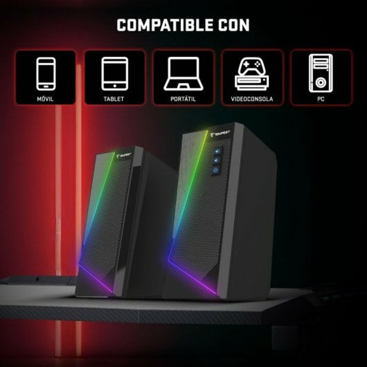 Högtalare Tempest M20 RGB - 2