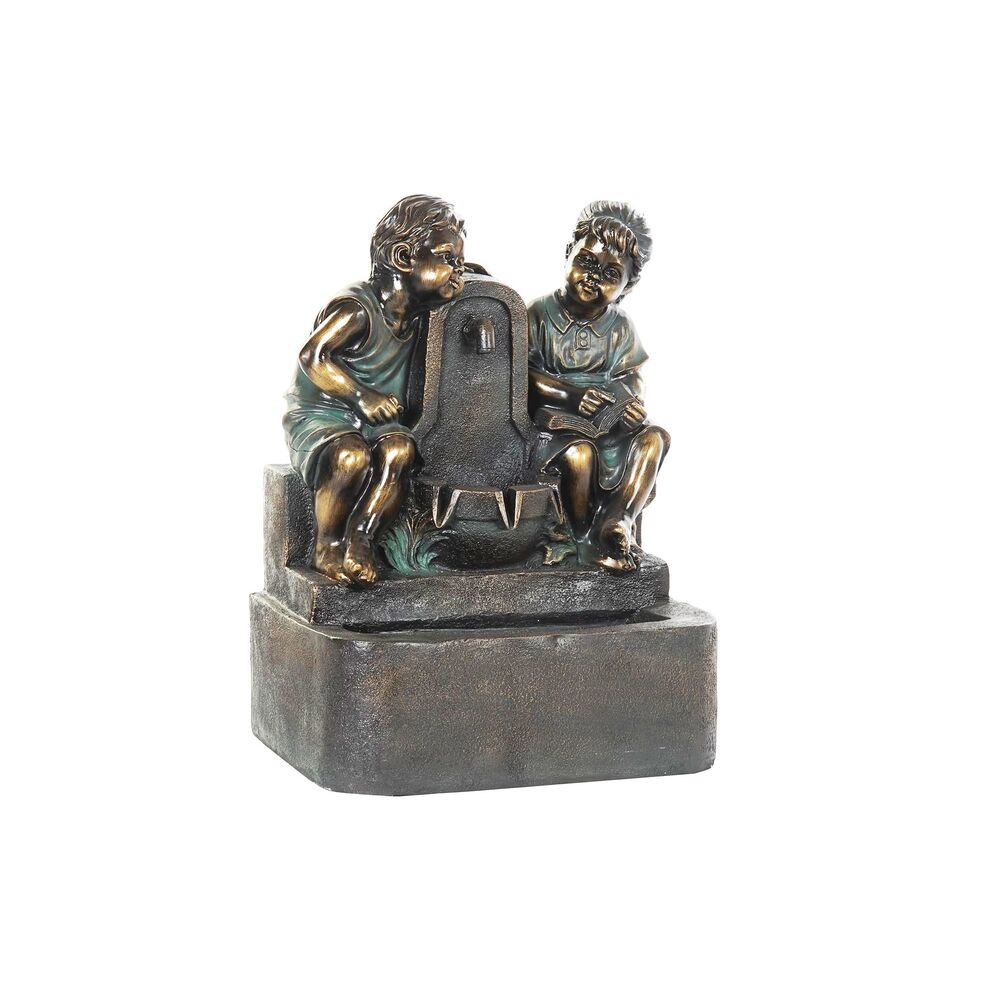 Trädgårdsfontän DKD Home Decor Brons Harts Pojkar (47 cm) - 6