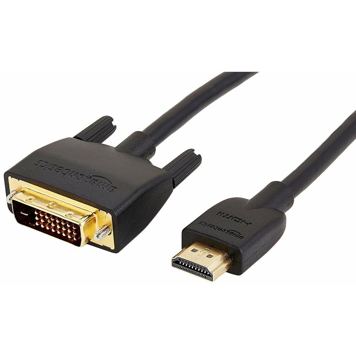 HDMI till DVI Adpater Amazon Basics 4,6m Svart (Renoverade A) - 2