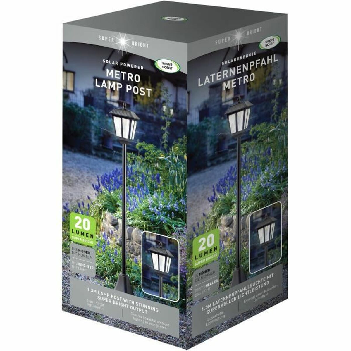 Gatlykta Smart Garden Solar Extern 130 cm 20 Lm - 6