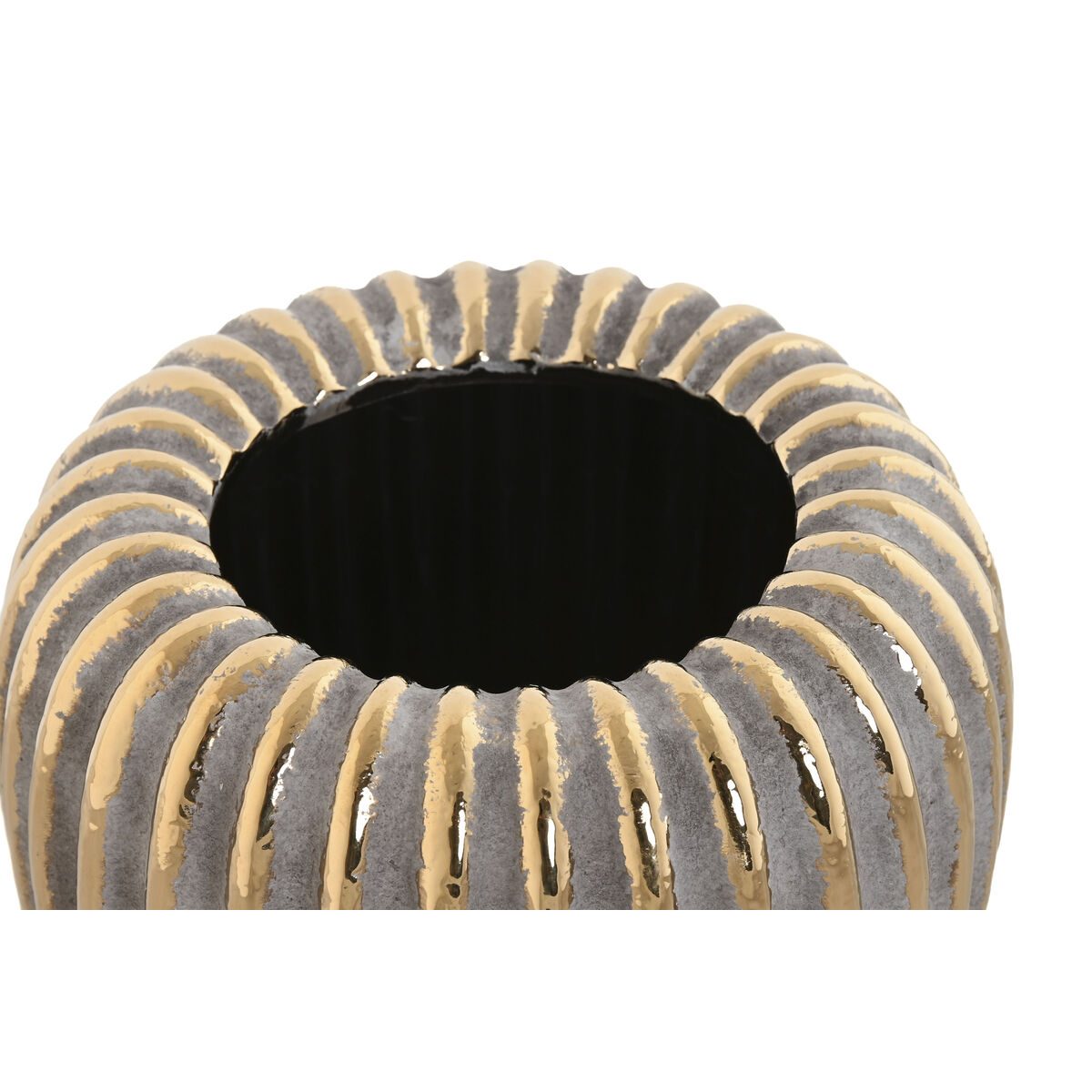 Vas Home ESPRIT Gyllene Stengods Modern 19 x 19 x 16 cm - 2