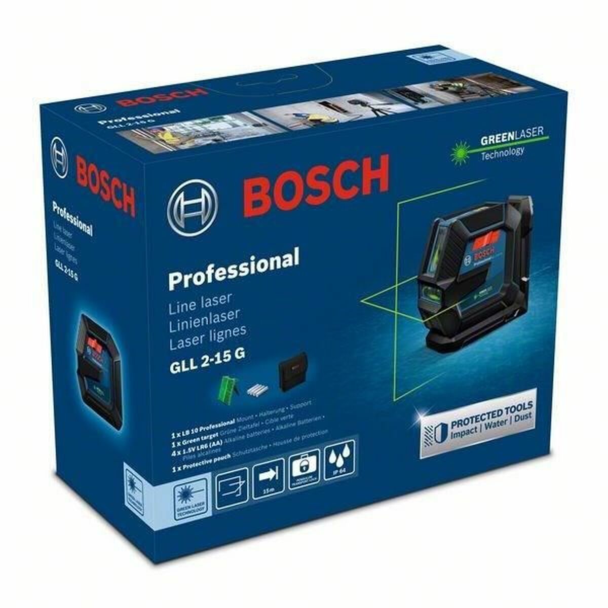 Lasernivå BOSCH GLL 2-15 - 2