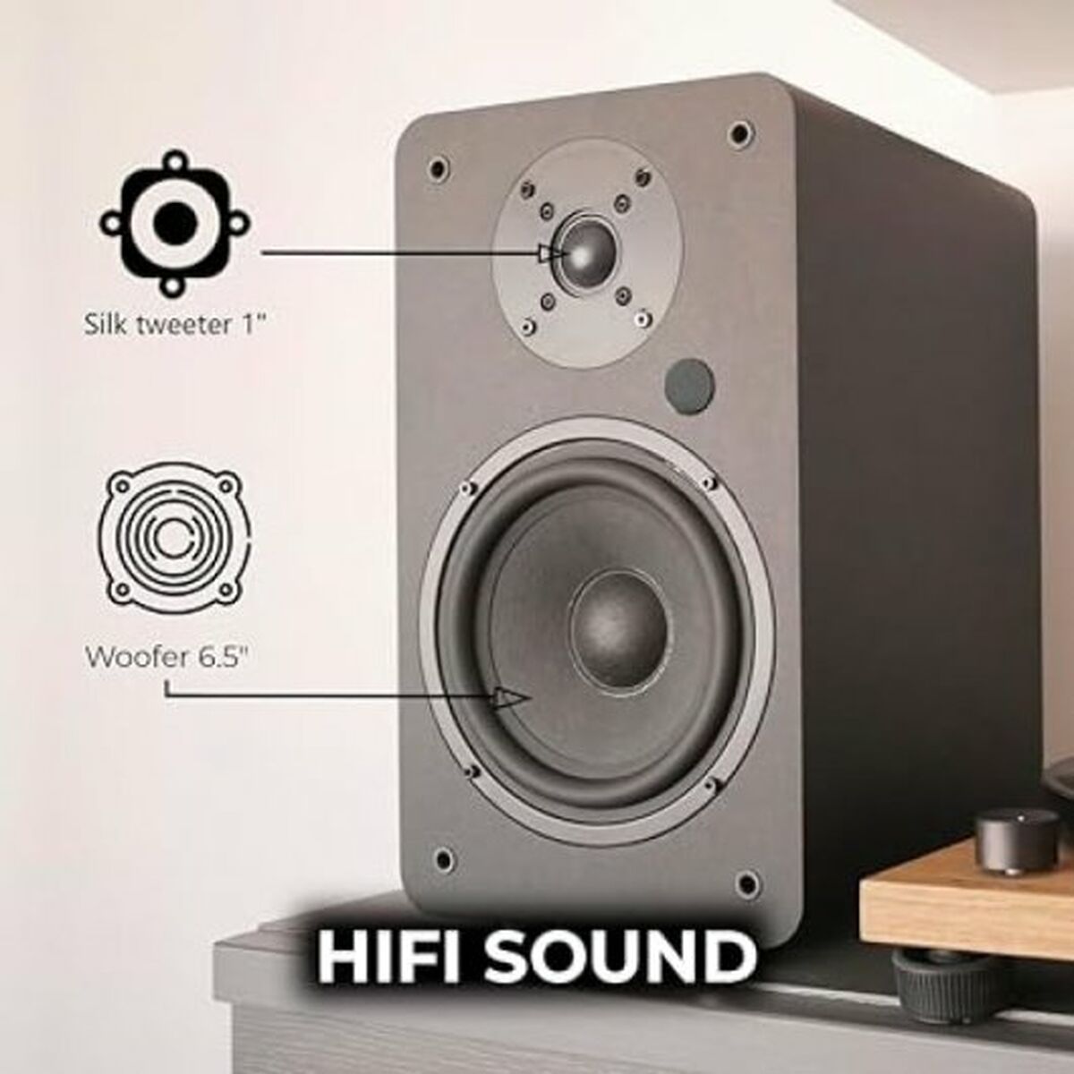 Högtalare Vulkkano A6 ARC Svart 120 W - 7