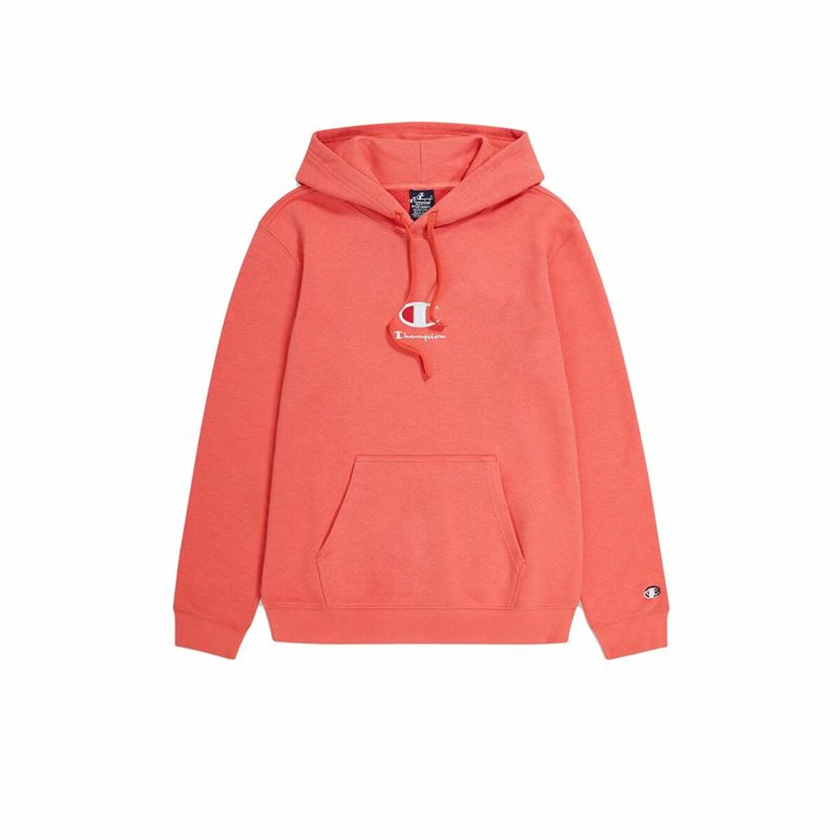 Tröja med huva Herr Champion Hooded Korall