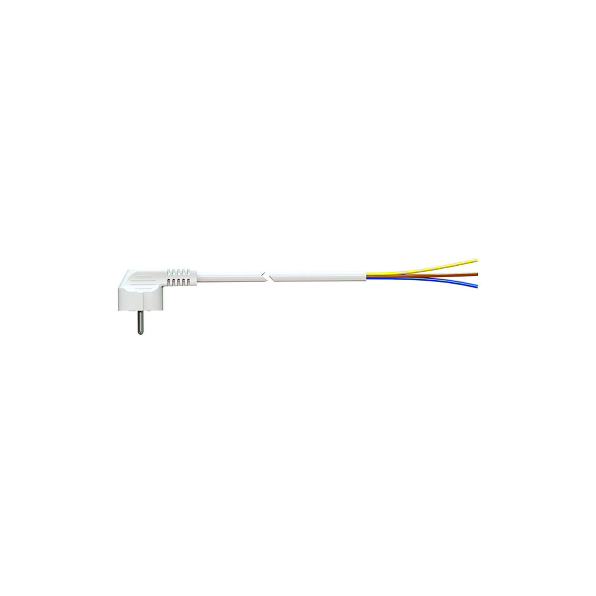 Elkabel Solera 7000/1 Schuko 4,8 mm 1 m Vit 250 V 16 A 3 x 1,5 mm - 3