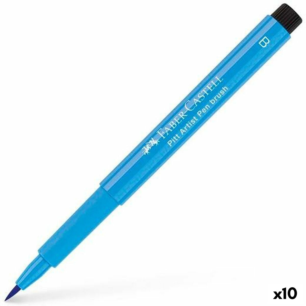 Tuschpennor Faber-Castell Pitt Artist Enamel Blå (10 antal)
