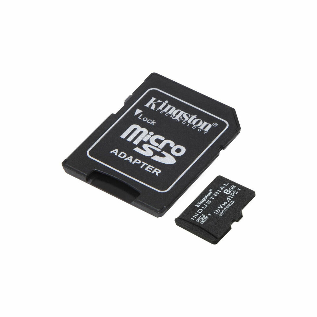 Micro-SD Minneskort med Adapter Kingston SDCIT2/8GB 8GB 8 GB - 2