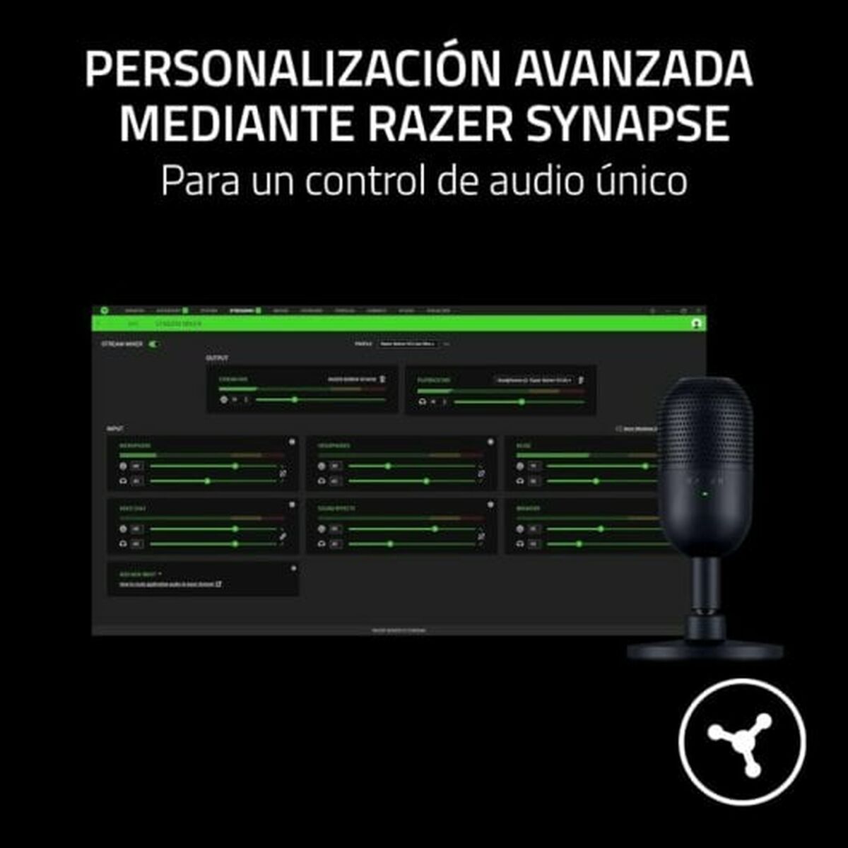 Kondensatormikrofon Razer RZ19-05050100-R3M1 Svart - 7