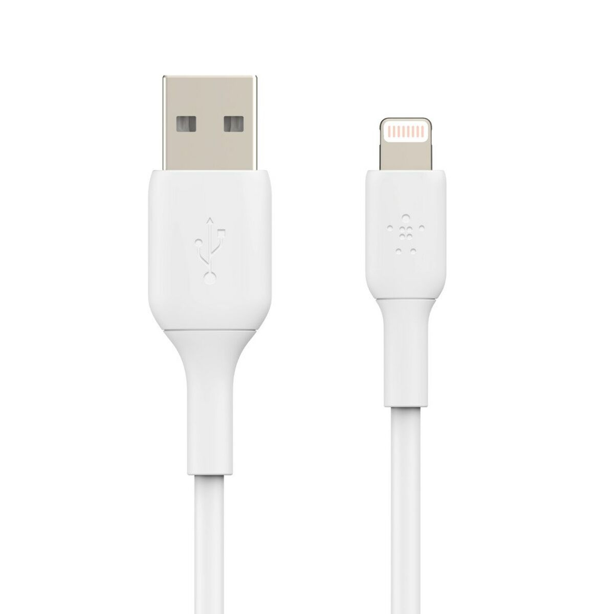 Kabel USB till Lightning Belkin CAA001BT0MWH Vit 15 cm (1 antal) - 2