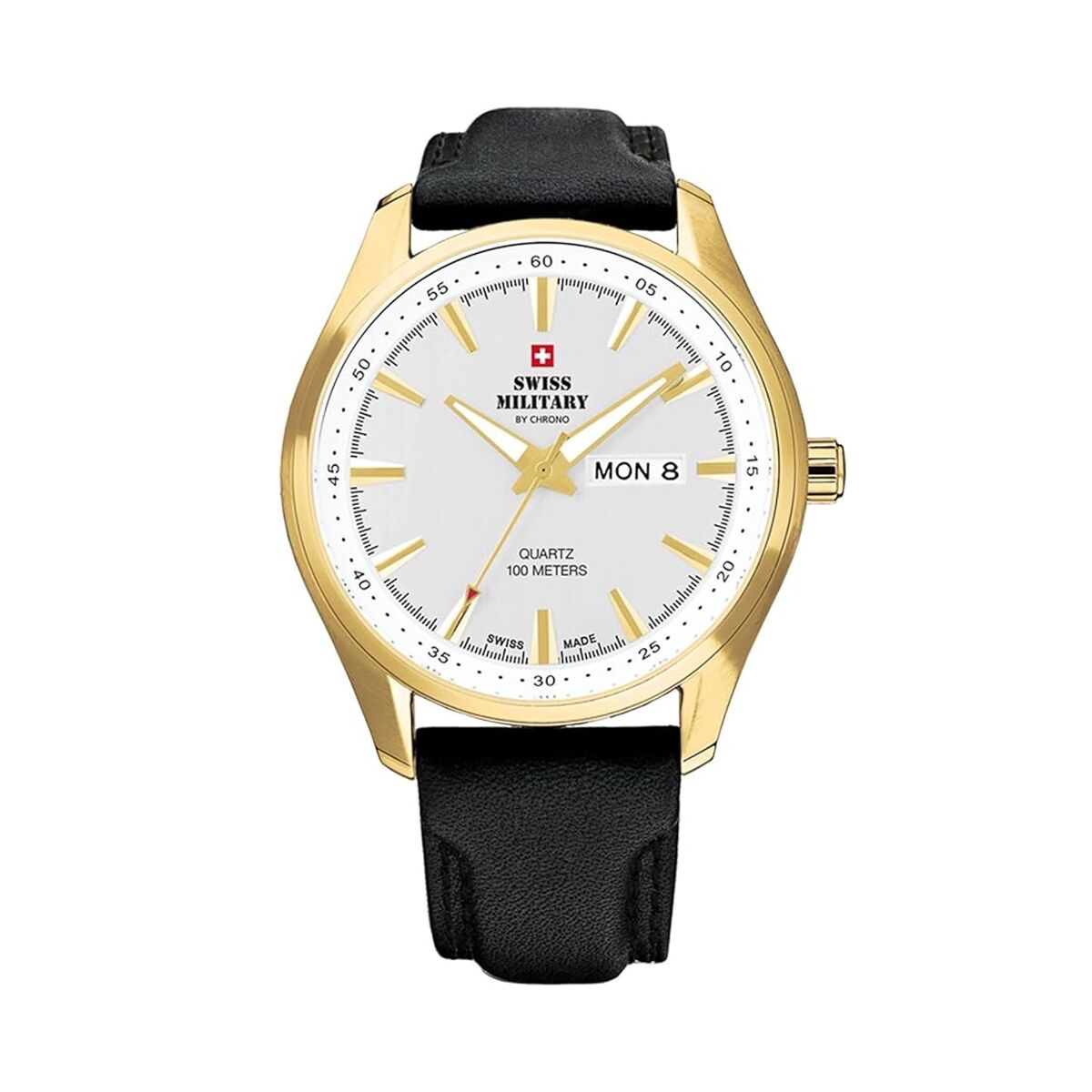 Herrklocka Swiss Military Chrono SM34027.08 Svart