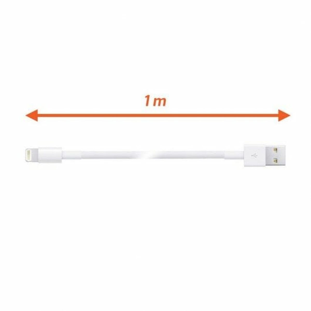 Kabel USB till Lightning PcCom 1 m - 2