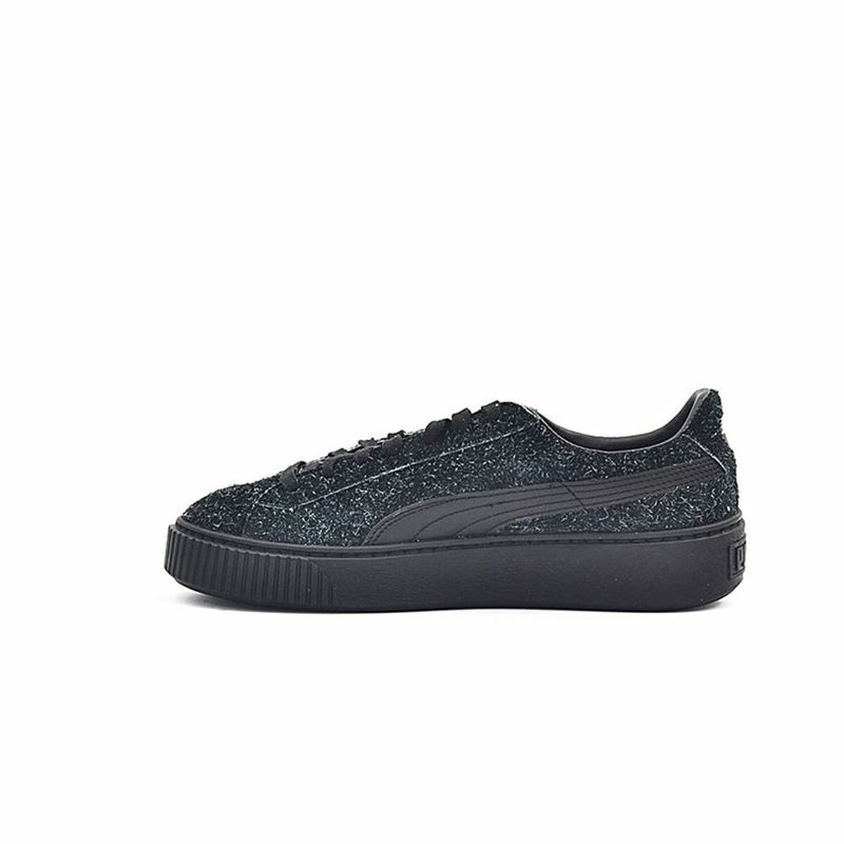 Gymnastiksko, Dam Puma Suede Platform Eletal Svart - 7