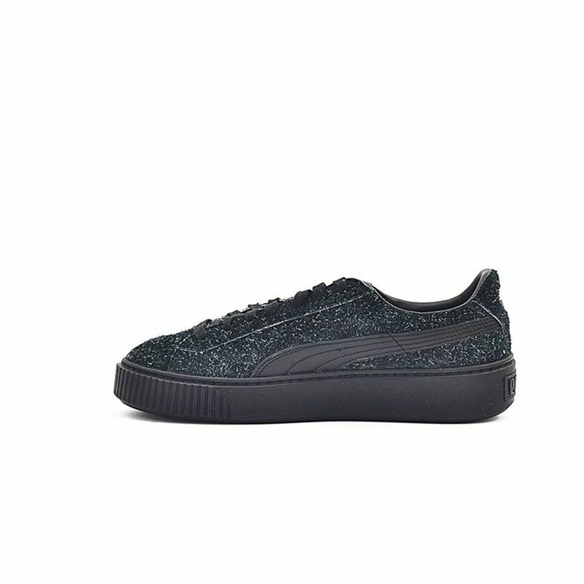 Gymnastiksko, Dam Puma Suede Platform Eletal Svart - 9