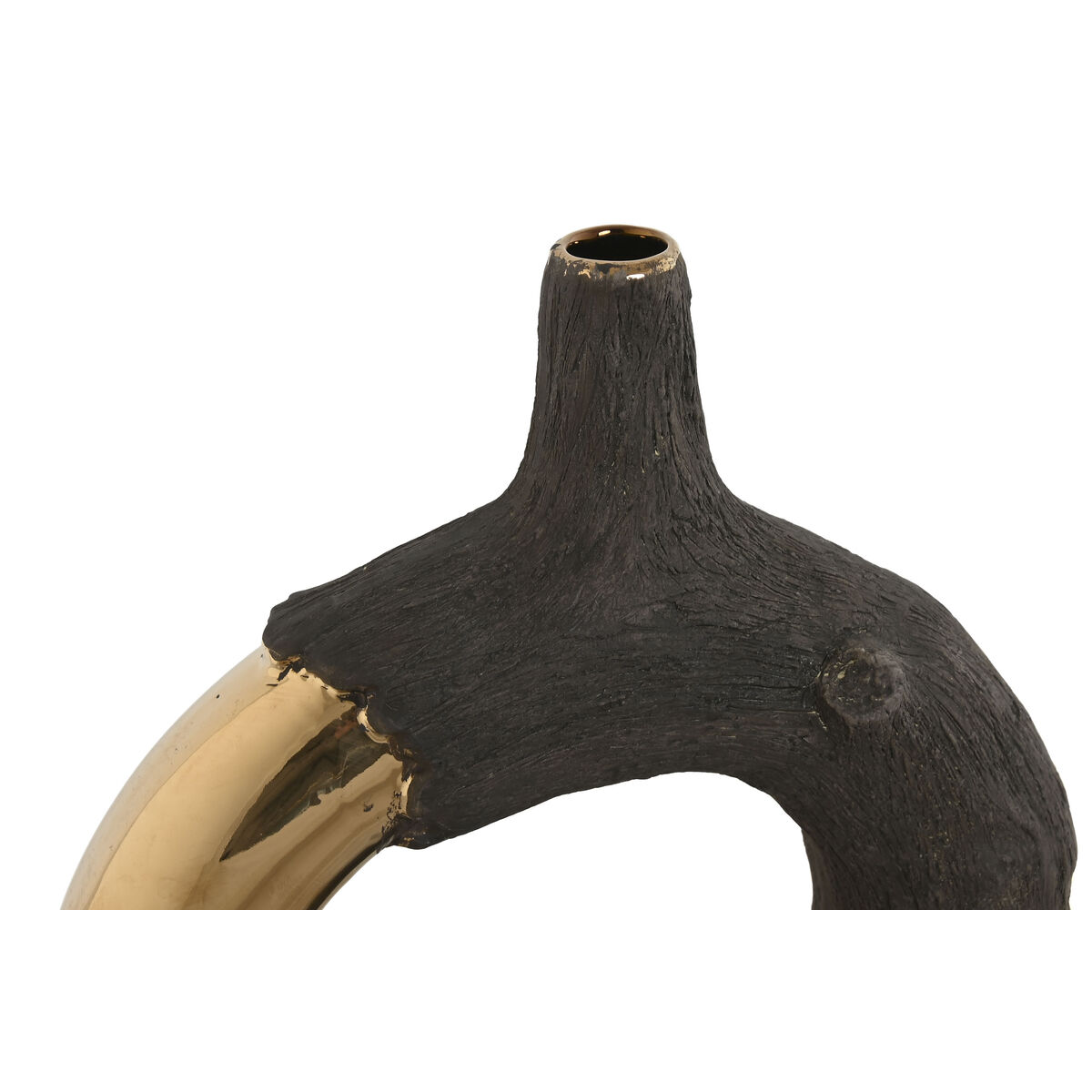 Vas Home ESPRIT Brun Gyllene Stengods Modern 29 x 9 x 33 cm - 2