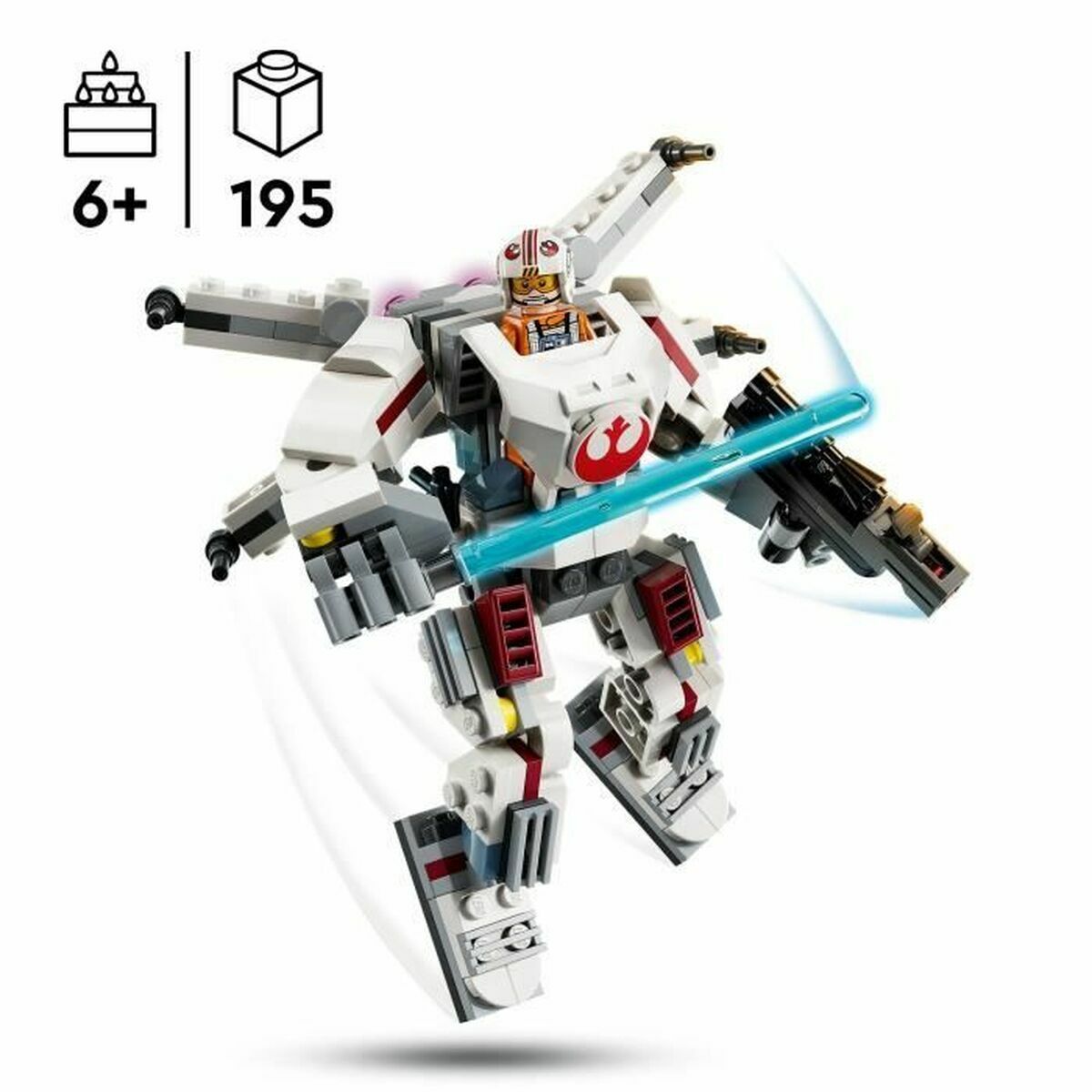 Byggsats Lego Luke Skywalker's X-Wing Mech Multicolour - 2