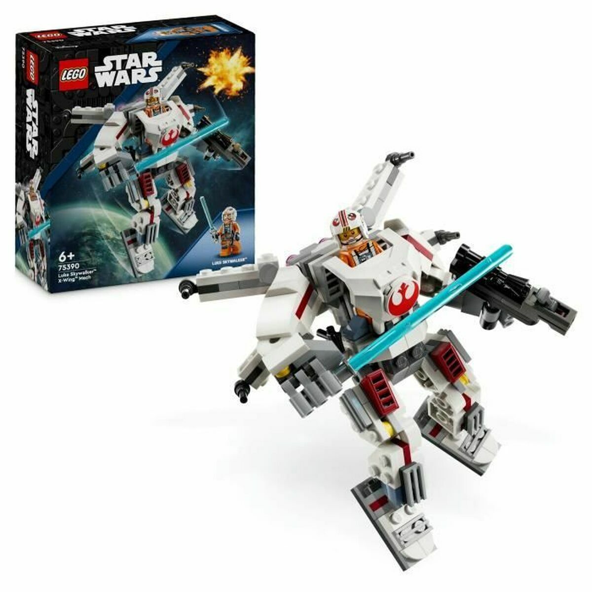 Byggsats Lego Luke Skywalker's X-Wing Mech Multicolour