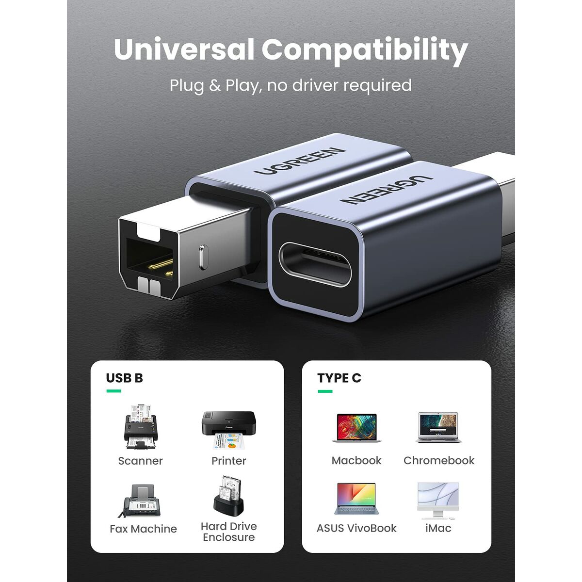 Adapter USB Ugreen 20120 - 2