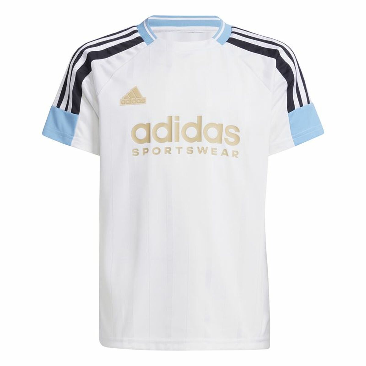 Barn T-shirt med kortärm Adidas Nations Vit