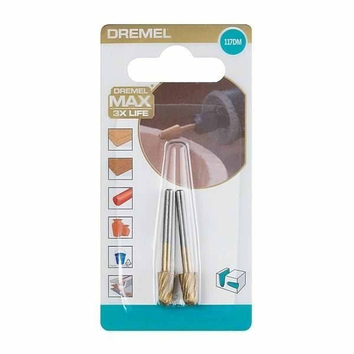 Spolset Dremel 117DM Mässing (2 antal) - 2