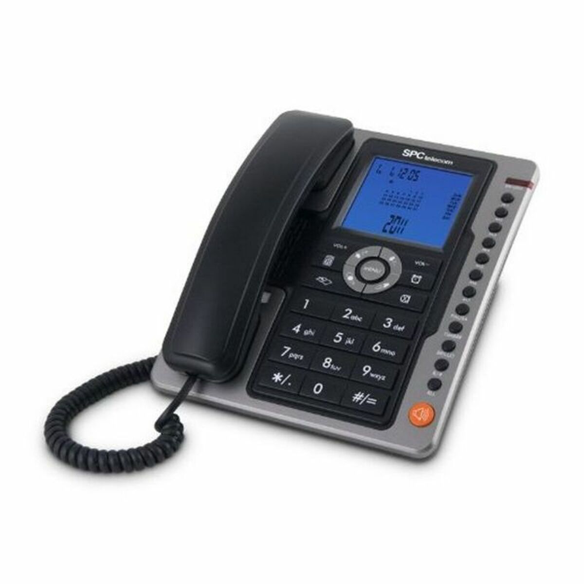 Markkabeltelefon SPC Gramo Svart