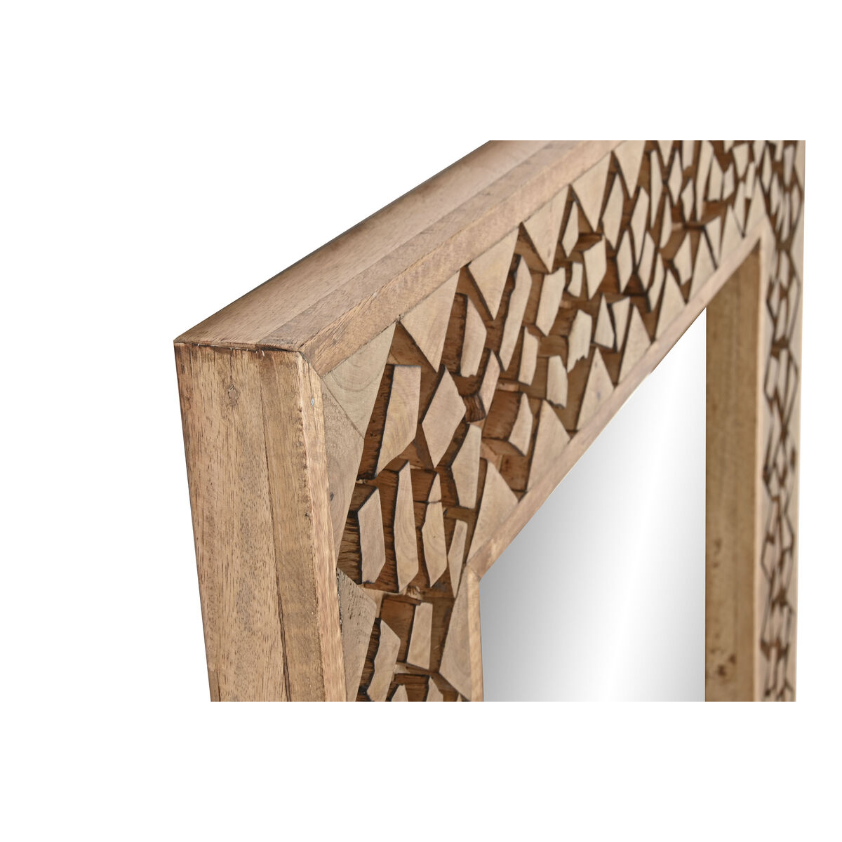 Väggspegel Home ESPRIT Naturell Modern Stammar 91 X 5 X 183,5 CM - 2
