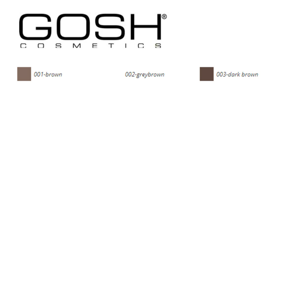 Ögonbryn smink Shape anf Fill Gosh Copenhagen - 8