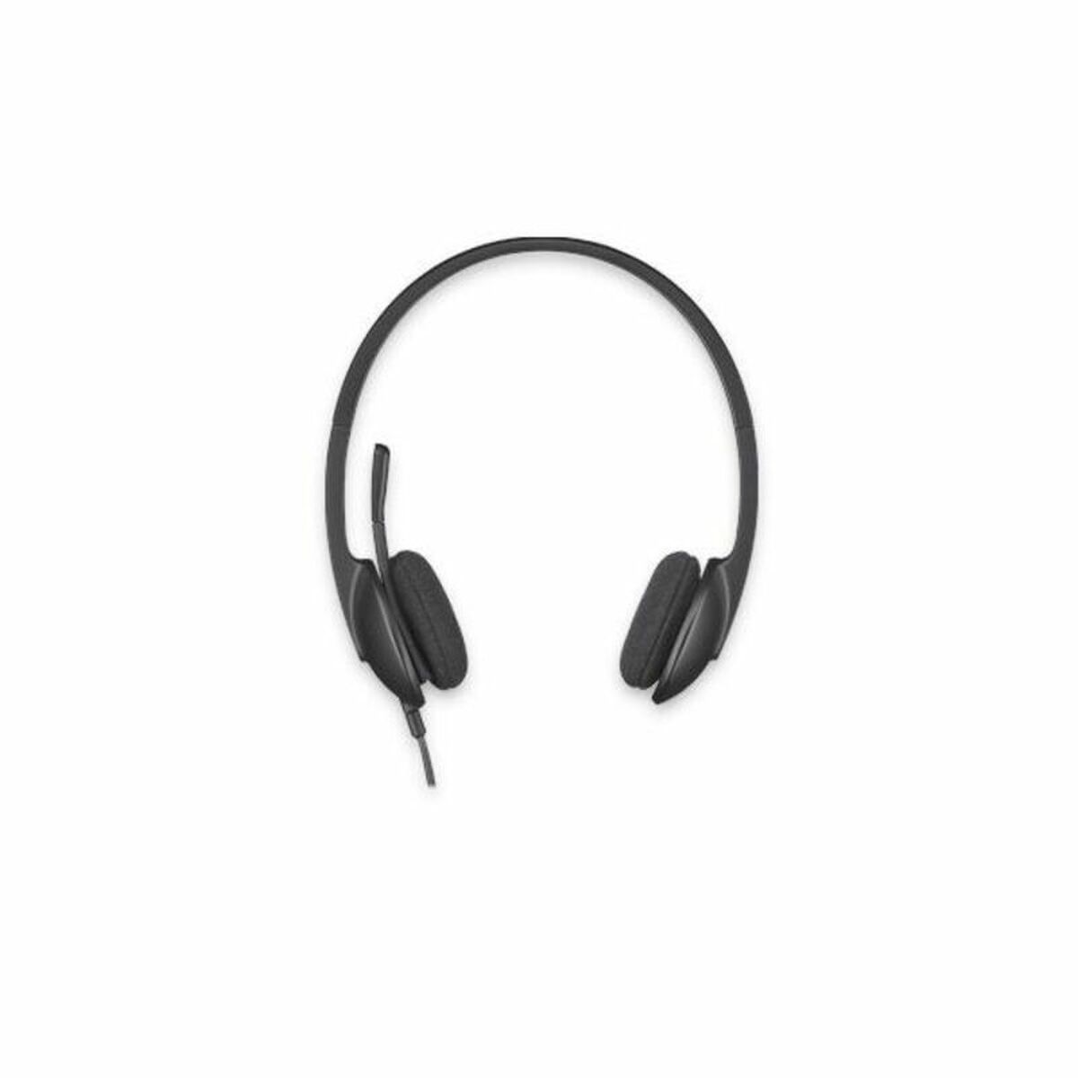 Hörlurar med Mikrofon Logitech H340 USB 1,8 m Svart - 3