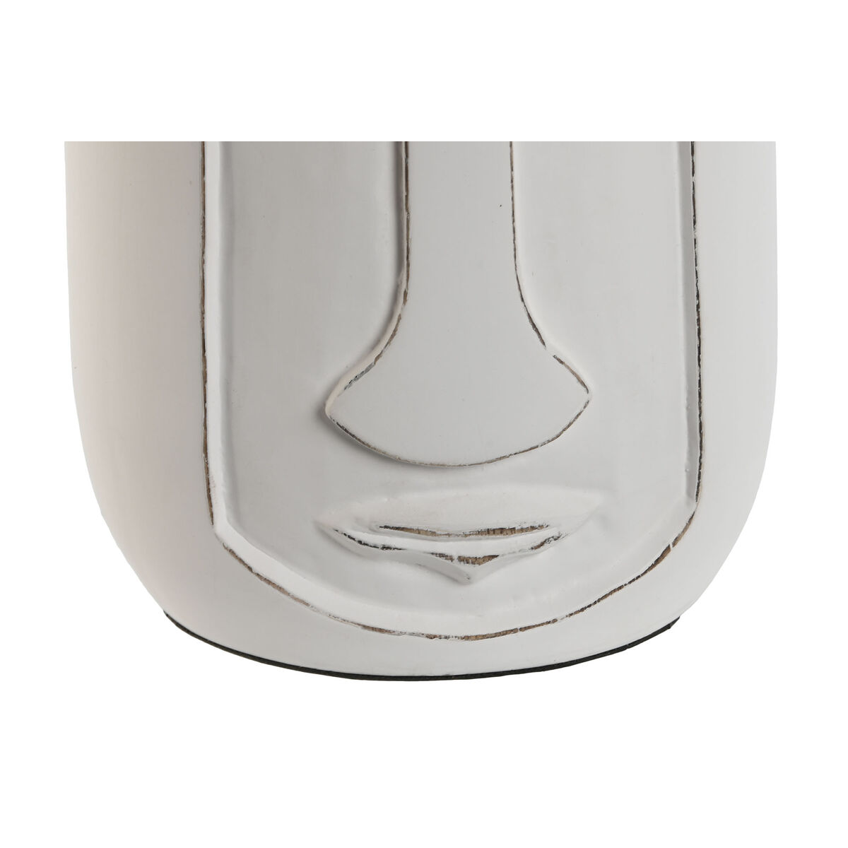 Vas Home ESPRIT Vit Mangoträ Modern Ansikte 15 x 15 x 45 cm - 2