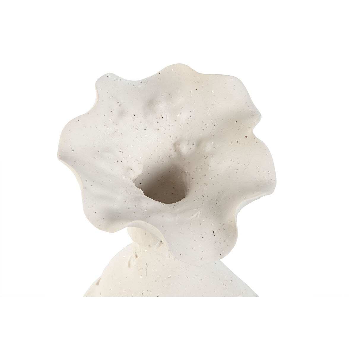 Vas Home ESPRIT Vit Keramik Traditionell stil 13 x 13 x 24 cm - 2