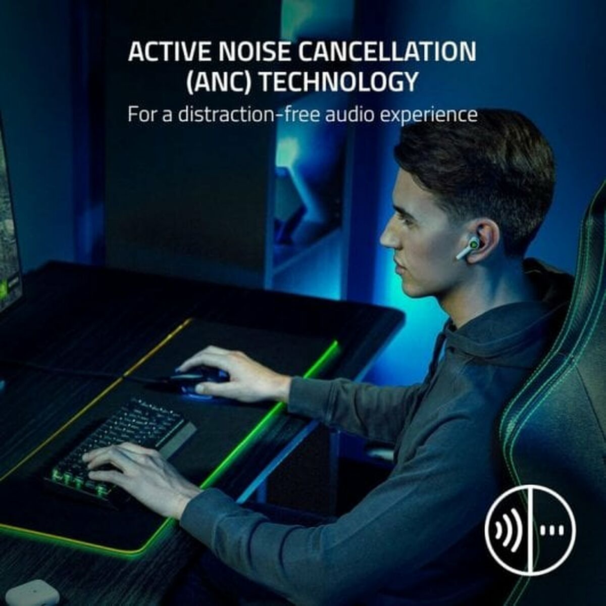 Hörlurar Razer HAMMERHEAD HYPERSPEED Vit - 3