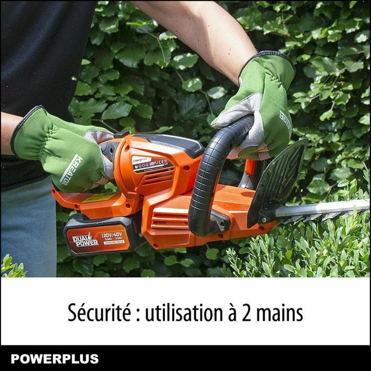 Häcktrimmer Powerplus 67 cm 40 V - 3