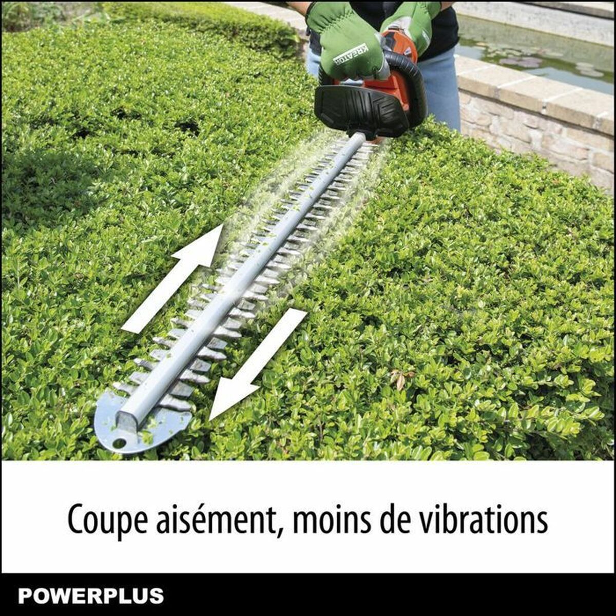 Häcktrimmer Powerplus 67 cm 40 V - 2