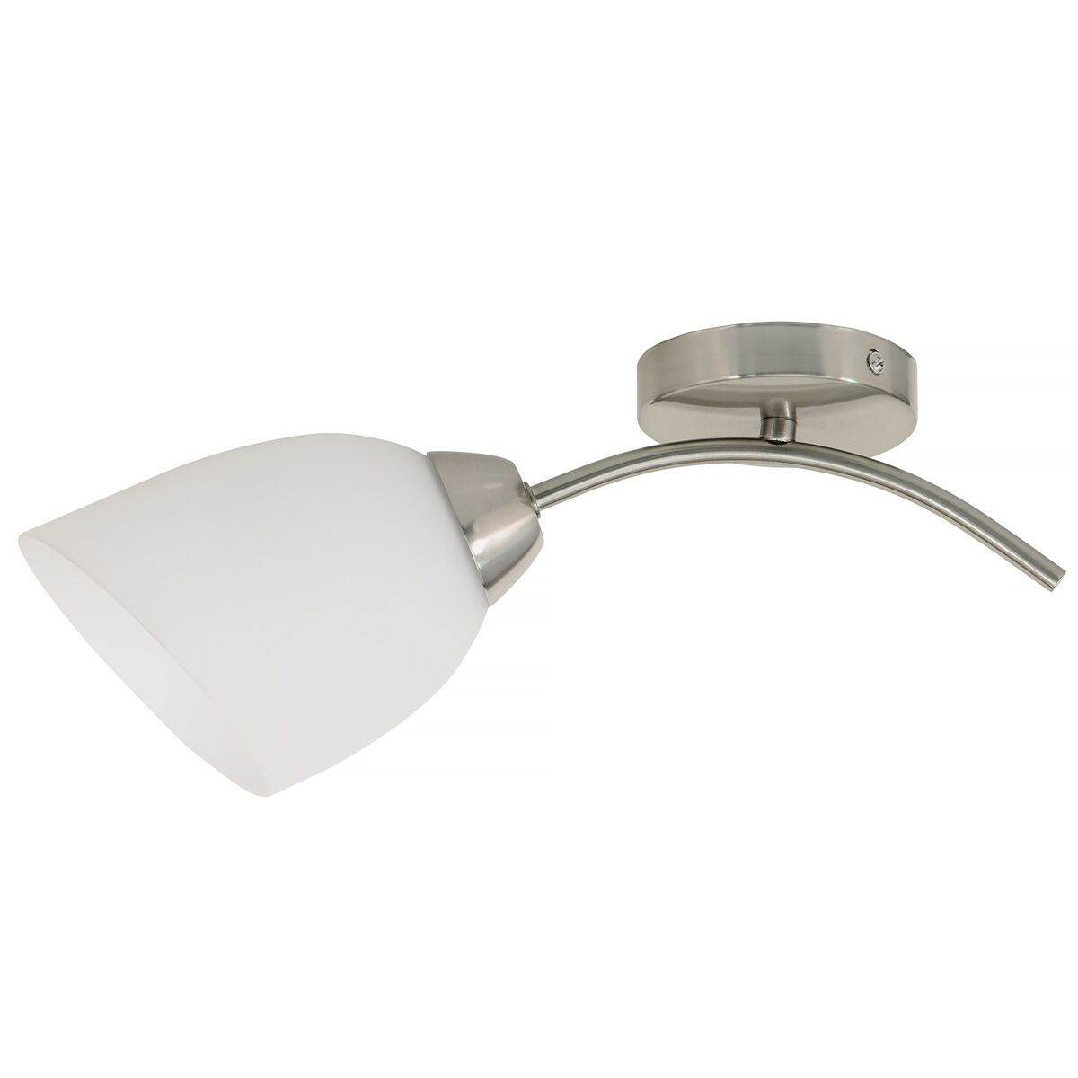 Vägglampa Activejet Vit ickel Metall Glas 40 W 40 x 12 x 20 cm (1 Delar)