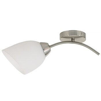 Vägglampa Activejet Vit ickel Metall Glas 40 W 40 x 12 x 20 cm (1 Delar)