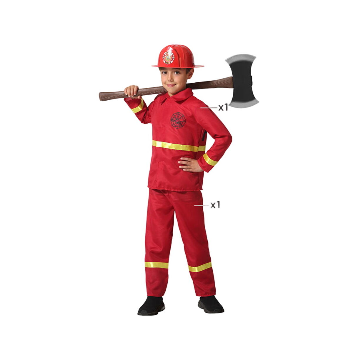 Maskeraddräkt för barn Röd - 14