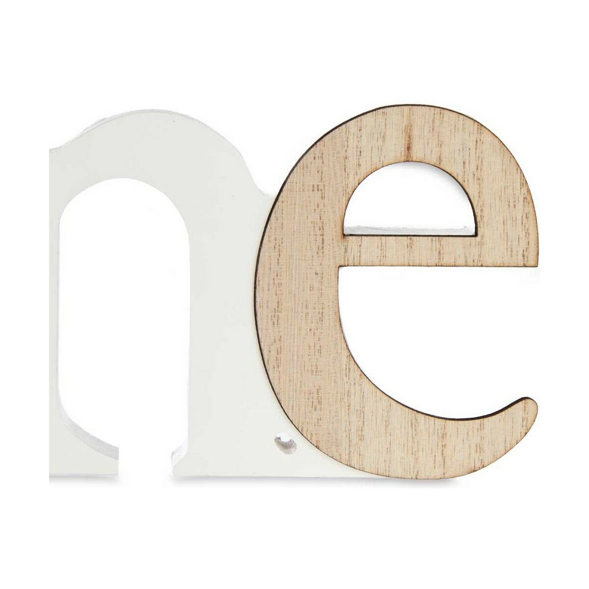 Fotoram Gift Decor Home Vit Brun Trä MDF (6 antal) - 6