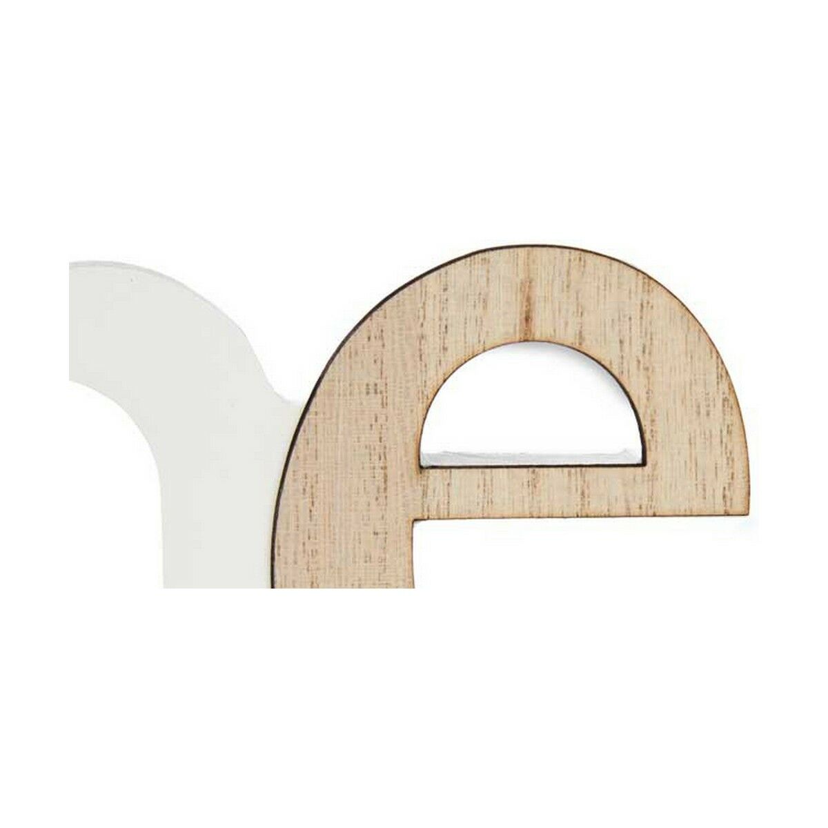 Fotoram Gift Decor Home Vit Brun Trä MDF (6 antal) - 7