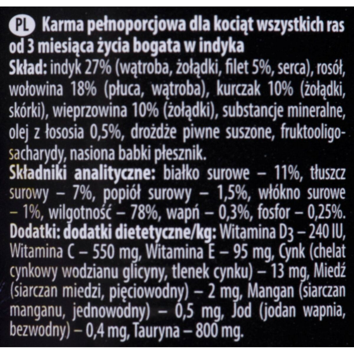 Kattmat Dolina Noteci Premium Kalkon 400 g - 2